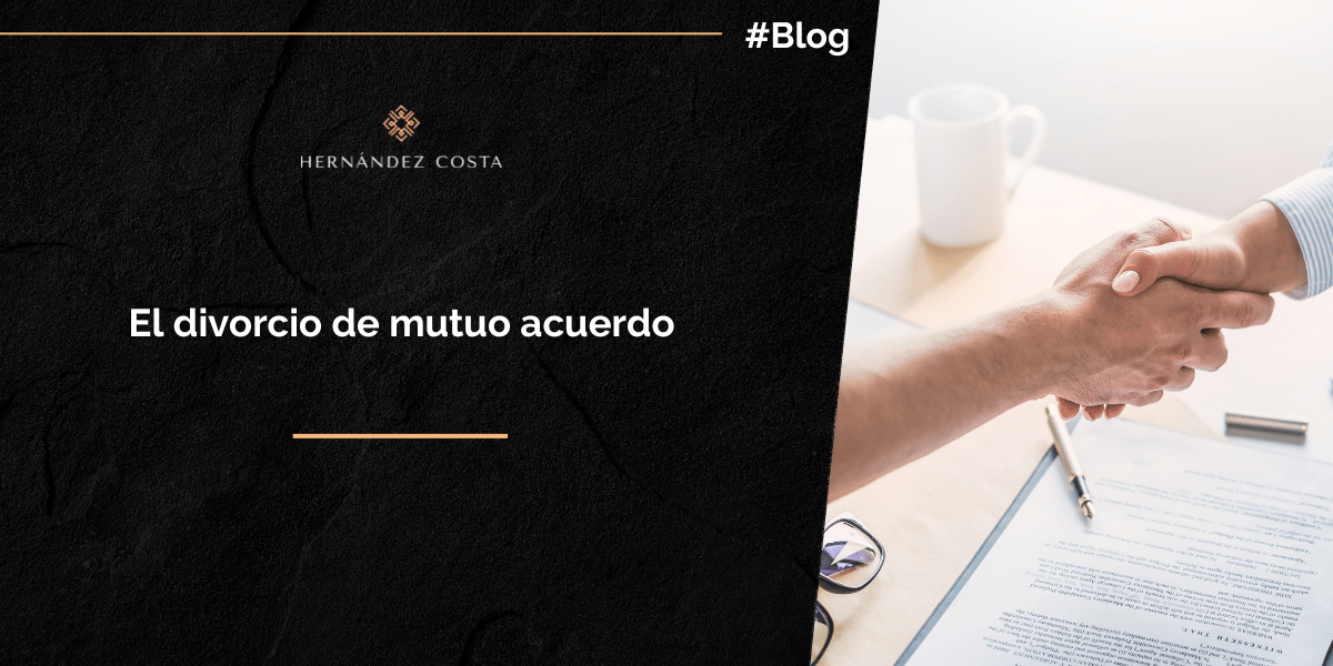 El divorcio de mutuo acuerdo