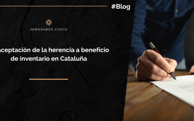 La aceptación a beneficio de inventario en el Código Civil de Cataluña: qué es y cómo funciona