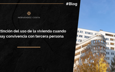 Extinción del uso de la vivienda familiar: convivencia con tercero, necesidad económica e hijos menores